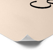 Beigeのカントリーハットとブーツ ポスター (角)