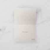 Beigeの結婚メッセージスクリプト名 サンキューカード (内部)