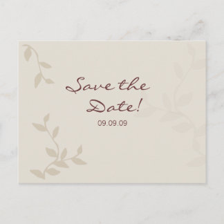 Beigeの離れ日付はがきを保存 案内ポストカード