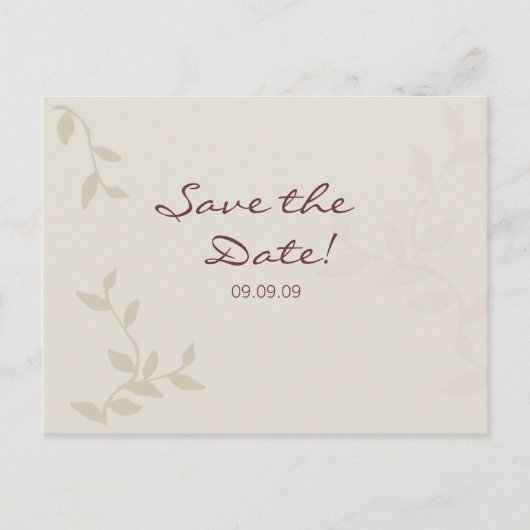 Beigeの離れ日付はがきを保存 案内ポストカード (正面)