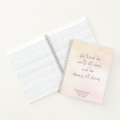 Beigeゴール&プラン名帳 ノートブック (内部)