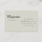 Beige名刺 名刺 (裏面)