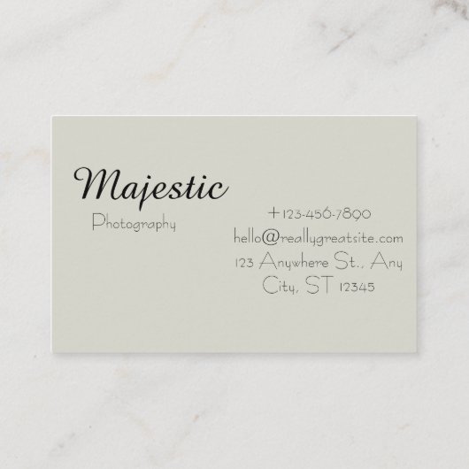 Beige名刺 名刺 (裏面)