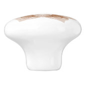 Beige 3D Shiny Mandala セラミックノブ (側面)