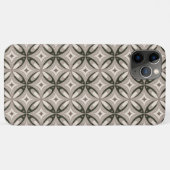 Beige and Brown Retro circular shapes Case-Mate iPhoneケース (裏面(横))