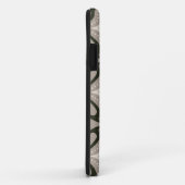 Beige and Brown Retro circular shapes Case-Mate iPhoneケース (裏面/右)