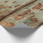 Beige and brown wooden board ラッピングペーパー (角)