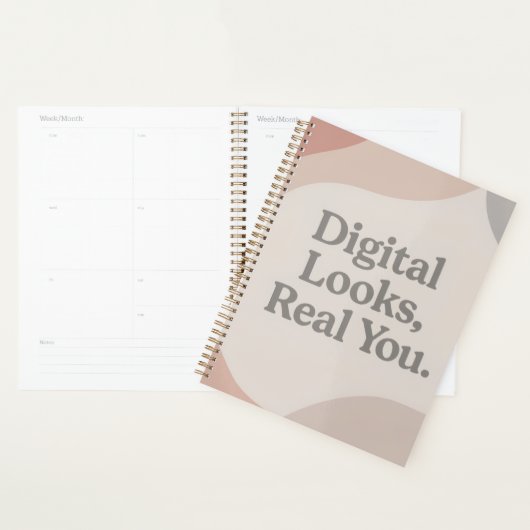 Beige and grey marble tones AI art  プランナー手帳 (ディスプレー)