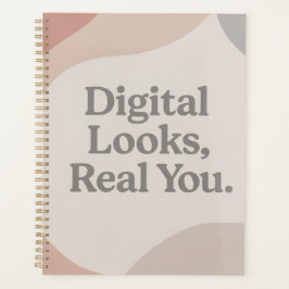 Beige and grey marble tones AI art  プランナー手帳