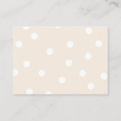 Beige and White Books For Baby Request エンクロージャーカード (裏面)