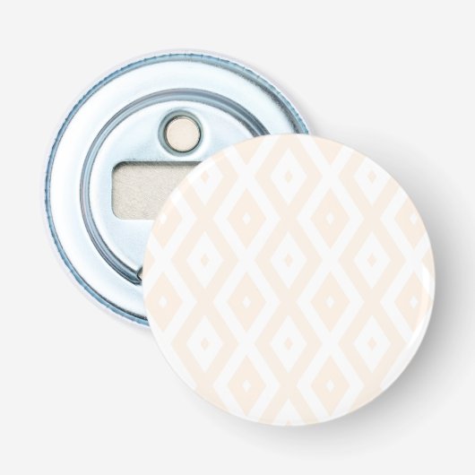 Beige and white diamond pattern 栓抜き (正面)