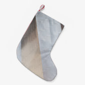 Beige and white surface スモールクリスマスストッキング (正面 (吊り時))