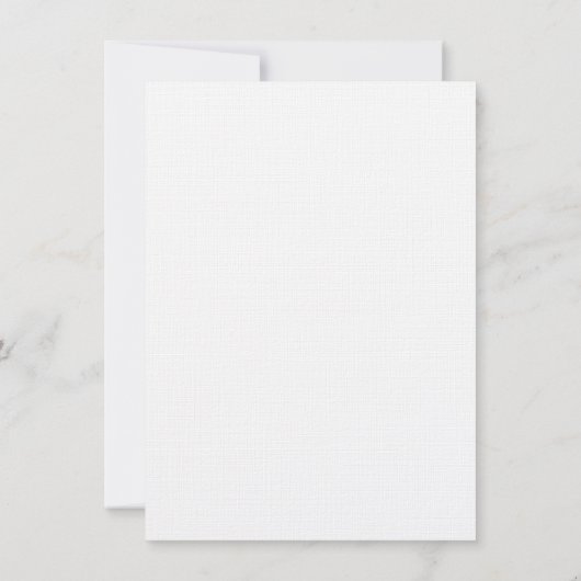 Beige Black Simple Illustation Wedding Invitation 招待状 (裏面)