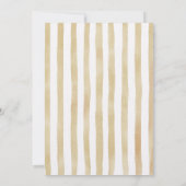 Beige Boho We Can Bearly Wait Baby Shower 招待状 (裏面)