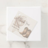 Beige BootsまたはBows Gender Revealに感謝 フェイバータグ (インサイチュ)