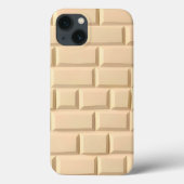Beige Brick Pattern iPhone Case Modern Style Case-Mate iPhoneケース (裏面)
