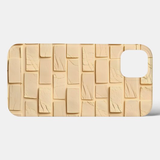 Beige Brick Texture iPhone Case Urban Style Case-Mate iPhoneケース (裏面 (横))