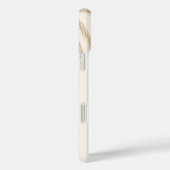 Beige Brown Aesthetic Floral Linktree Background | Case-Mate iPhoneケース (裏面 / 右)