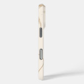 Beige Brown Aesthetic Floral Linktree Background | Case-Mate iPhoneケース (裏面 / 右)