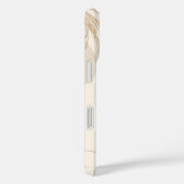 Beige Brown Aesthetic Floral Linktree Background | Case-Mate iPhoneケース (裏面 / 右)