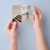 Beige Business 2プロモーションフォトQRコード チラシ (手)