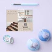 Beige Business 2プロモーションフォトQRコード チラシ (シングル)