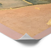 Beige Chinese ポスター (角)