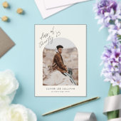 Beige Class of 2025 Arch Photo Gradation アクリル招待状 (インサイチュ (ウェディング))