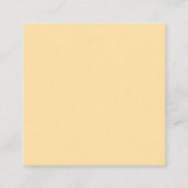 Beige Color Professional Unique Handwriting エンクロージャーカード (裏面)