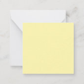 Beige Cream Color Professional Unique Handwriting ノートカード (裏面)