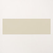 Beige Cream Simple Organic Pattern ヨガマット (裏面(横))