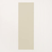 Beige Cream Simple Organic Pattern ヨガマット (裏面)