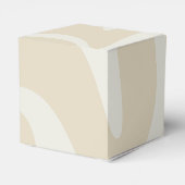 Beige Cream Simple Organic Pattern Classic フェイバーボックス (裏面サイド)
