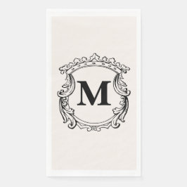 Beige Custom Monogram Crest