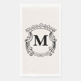 Beige Custom Monogram Crest