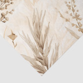 Beige Dried Flower Botanical 薄葉紙 (詳細)