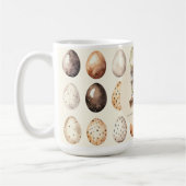 Beige Easter Vintage Kitchen Family Name コーヒーマグカップ (左)