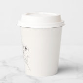 Beige Elegance 紙コップ (左)