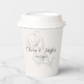 Beige Elegance 紙コップ (正面)