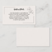 Beige Elegance Enclosure Cards エンクロージャーカード (正面/裏面)