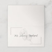 Beige Elegance Place Cards プレイスカード (外部開封)