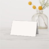 Beige Elegance Place Cards プレイスカード (裏面)