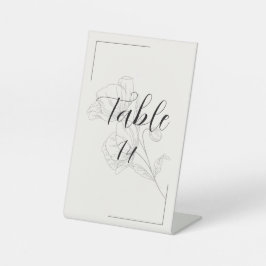 Beige Elegance Table Signs 台座サイン