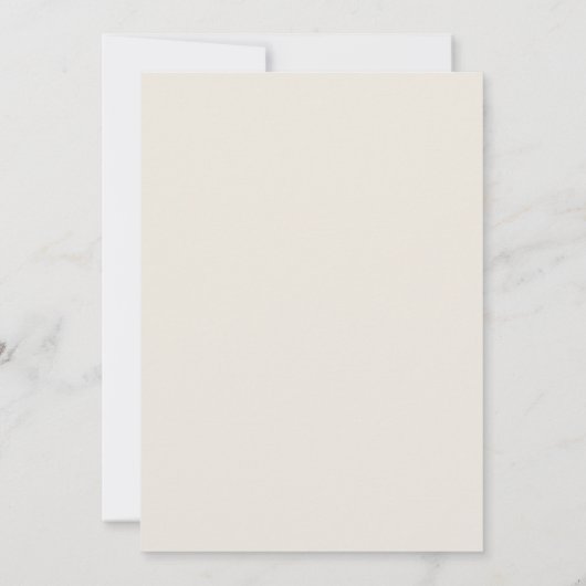 Beige Ethereal Botanical Wedding 招待状 (裏面)