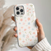 Beige Floral Phone Case Case-Mate iPhoneケース
