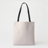 Beige Leaf Pattern Tote トートバッグ (正面)