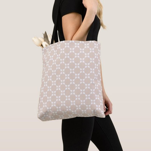 Beige Leaf Pattern Tote トートバッグ