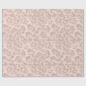 Beige leopard print.ラッピング紙 ラッピングペーパー (フラット)