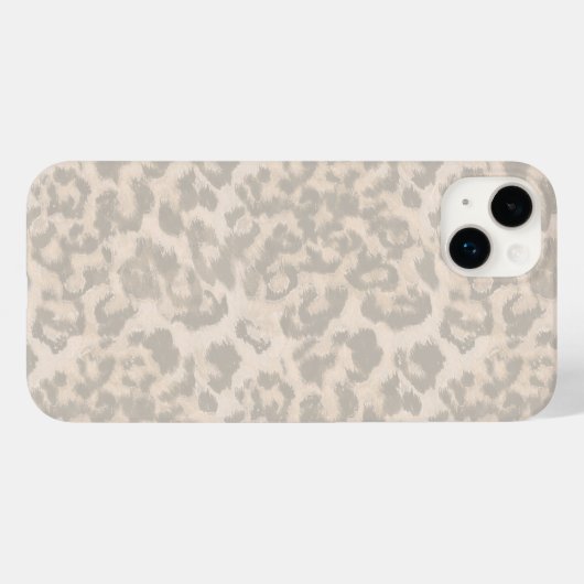 Beige leopard print . Case-Mate iPhoneケース (裏面 (横))