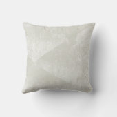 Beige/Light WarmGrayジオメトリックイミニマルンクテクスチャ クッション (裏面)